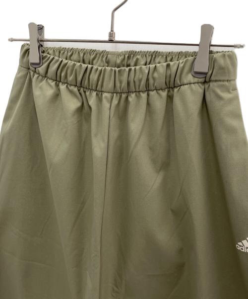 adidas（アディダス）adidas (アディダス) ワイドウーブンパンツ グリーン サイズ:ＸＳの古着・服飾アイテム