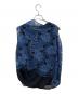 JUNYA WATANABE COMME des GARCONS ((ジュンヤワタナベ コムデギャルソン) ノースリーブブラウス ブラック×ブルー サイズ:S：8000円