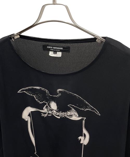 JUNYA WATANABE COMME des GARCONS（(ジュンヤワタナベ コムデギャルソン）JUNYA WATANABE COMME des GARCONS ((ジュンヤワタナベ コムデギャルソン) 長袖カットソー ブラック サイズ:Sの古着・服飾アイテム