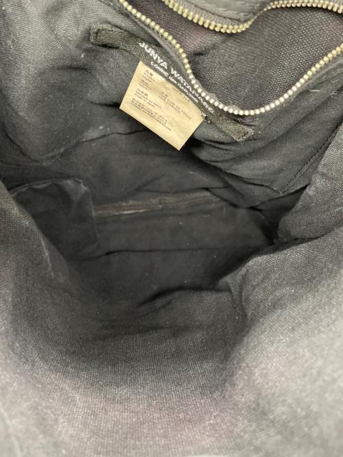 JUNYA WATANABE COMME des GARCONS（(ジュンヤワタナベ コムデギャルソン）JUNYA WATANABE COMME des GARCONS ((ジュンヤワタナベ コムデギャルソン) レザートートバッグ ブラックの古着・服飾アイテム