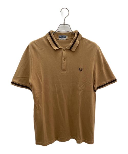 FRED PERRY（フレッドペリー）FRED PERRY (フレッドペリー) ポロシャツ ブラウン サイズ:44の古着・服飾アイテム