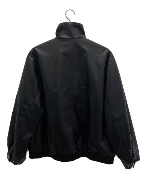 nilway（ニルウェイ）nilway (ニルウェイ) フェイクレザージャケット ブラック サイズ:Mの古着・服飾アイテム