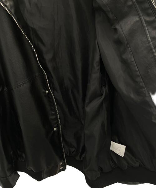 nilway（ニルウェイ）nilway (ニルウェイ) フェイクレザージャケット ブラック サイズ:Mの古着・服飾アイテム