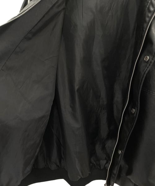 nilway（ニルウェイ）nilway (ニルウェイ) フェイクレザージャケット ブラック サイズ:Mの古着・服飾アイテム