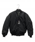 Schottショット）の古着「リバーシブルフライトジャケット」｜ブラック