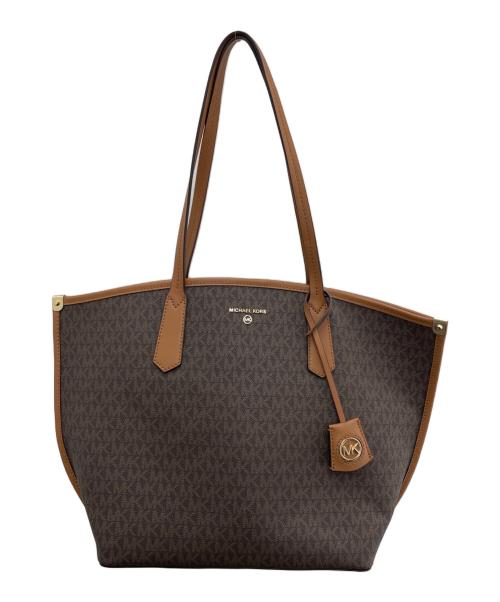 MICHAEL KORS（マイケル・コース）MICHAEL KORS (マイケル・コース) トートバッグ ブラウンの古着・服飾アイテム