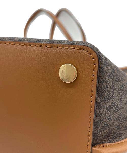 MICHAEL KORS（マイケル・コース）MICHAEL KORS (マイケル・コース) トートバッグ ブラウンの古着・服飾アイテム