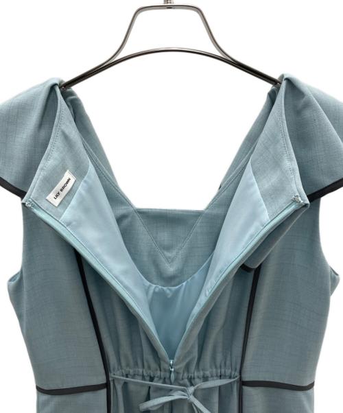 Lily Brown（リリーブラウン）Lily Brown (リリーブラウン) ノースリーブ・キャミソールワンピース スカイブルー サイズ:1の古着・服飾アイテム