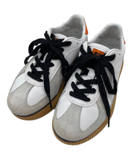Onitsuka Tiger（オニツカタイガー）Onitsuka Tiger (オニツカタイガー) スニーカー ホワイト×グレー サイズ:22.5の古着・服飾アイテム