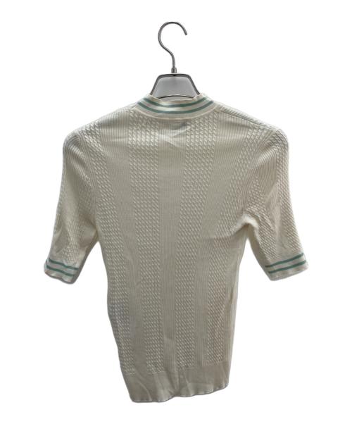 FENDI（フェンディ）FENDI (フェンディ) 薄手ニット ホワイト サイズ:40の古着・服飾アイテム