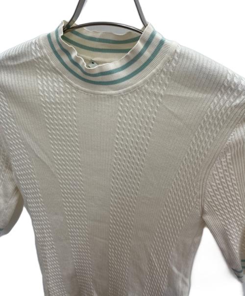 FENDI（フェンディ）FENDI (フェンディ) 薄手ニット ホワイト サイズ:40の古着・服飾アイテム