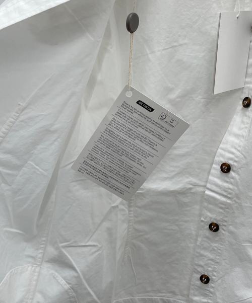 GANNI（ガニー）GANNI (ガニー) 長袖ブラウス ホワイト サイズ:40の古着・服飾アイテム
