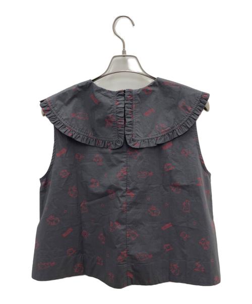 GANNI（ガニー）GANNI (ガニー) ノースリーブブラウス ブラック サイズ:42の古着・服飾アイテム
