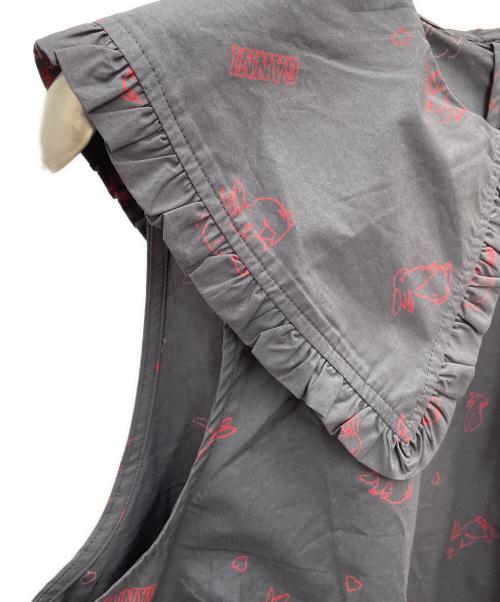 GANNI（ガニー）GANNI (ガニー) ノースリーブブラウス ブラック サイズ:42の古着・服飾アイテム