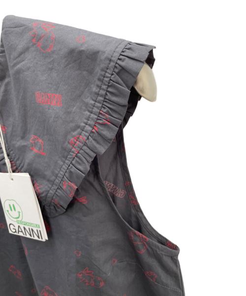 GANNI（ガニー）GANNI (ガニー) ノースリーブブラウス ブラック サイズ:42の古着・服飾アイテム