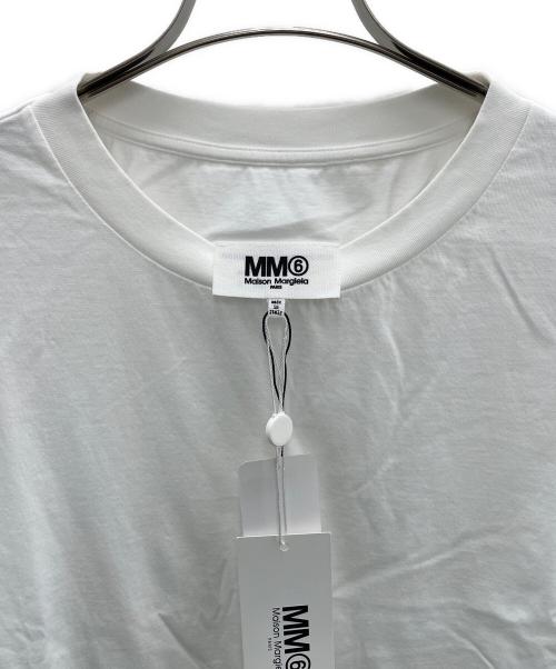 MM6 Maison Margiela（エムエムシックスメゾンマルジェラ）MM6 Maison Margiela (エムエムシックスメゾンマルジェラ) Tシャツ ホワイト サイズ:M 未使用品の古着・服飾アイテム