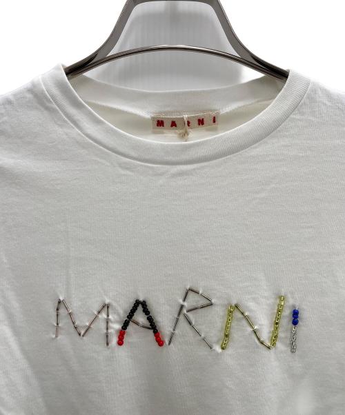 MARNI（マルニ）MARNI (マルニ) 長袖カットソー ホワイト サイズ:14の古着・服飾アイテム