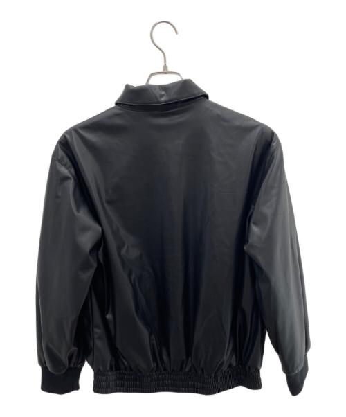 Snidel（スナイデル）Snidel (スナイデル) フェイクレザージャケット ブラック サイズ:ワンサイズの古着・服飾アイテム