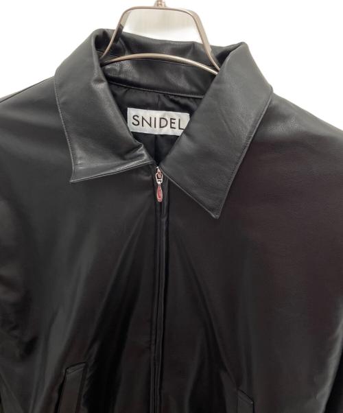 Snidel（スナイデル）Snidel (スナイデル) フェイクレザージャケット ブラック サイズ:ワンサイズの古着・服飾アイテム