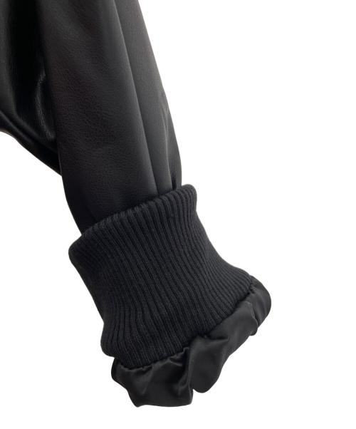 Snidel（スナイデル）Snidel (スナイデル) フェイクレザージャケット ブラック サイズ:ワンサイズの古着・服飾アイテム