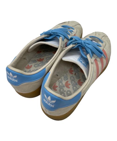 adidas（アディダス）adidas (アディダス) ローカットスニーカー ベージュ×ブルー サイズ:29の古着・服飾アイテム