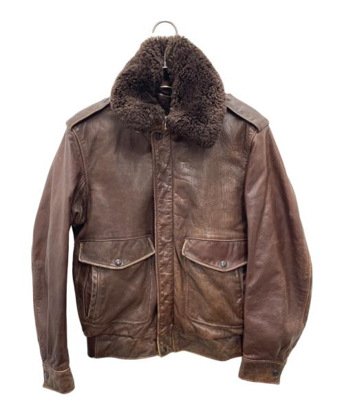 Schott（ショット）Schott (ショット) レザージャケット ブラウン サイズ:38の古着・服飾アイテム
