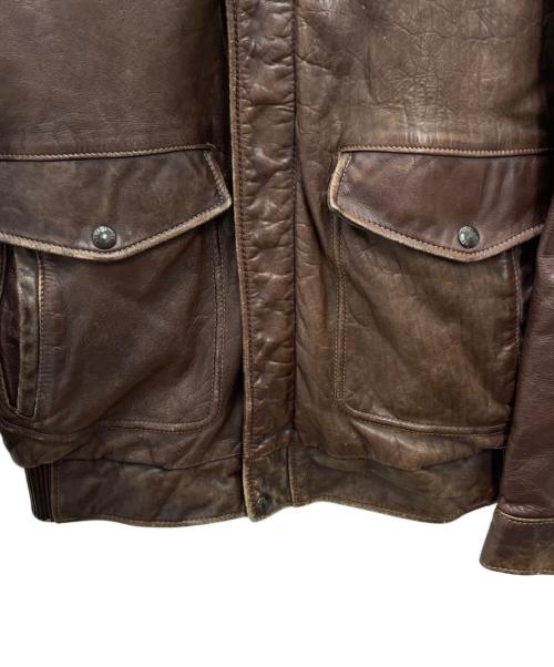 Schott（ショット）Schott (ショット) レザージャケット ブラウン サイズ:38の古着・服飾アイテム