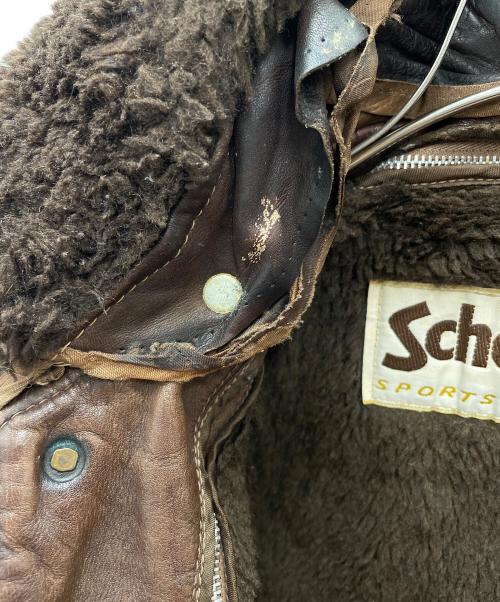 Schott（ショット）Schott (ショット) レザージャケット ブラウン サイズ:38の古着・服飾アイテム