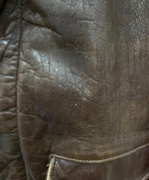 Schott（ショット）Schott (ショット) レザージャケット ブラウン サイズ:38の古着・服飾アイテム