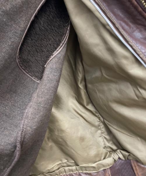 Schott（ショット）Schott (ショット) レザージャケット ブラウン サイズ:38の古着・服飾アイテム
