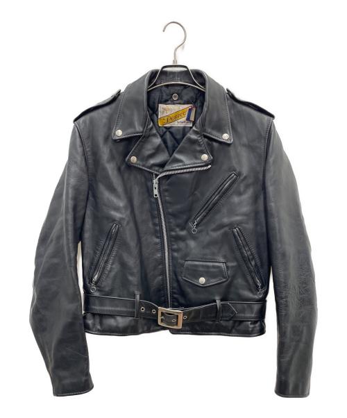 Schott（ショット）Schott (ショット) レザーライダースジャケット ブラック サイズ:40の古着・服飾アイテム