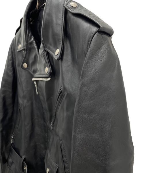 Schott（ショット）Schott (ショット) レザーライダースジャケット ブラック サイズ:40の古着・服飾アイテム