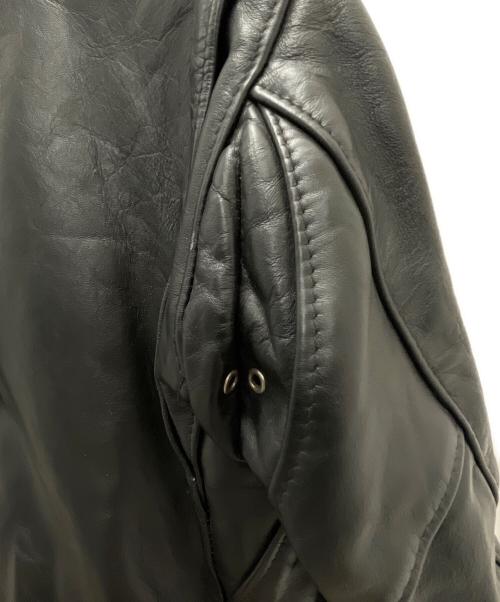 Schott（ショット）Schott (ショット) レザーライダースジャケット ブラック サイズ:40の古着・服飾アイテム