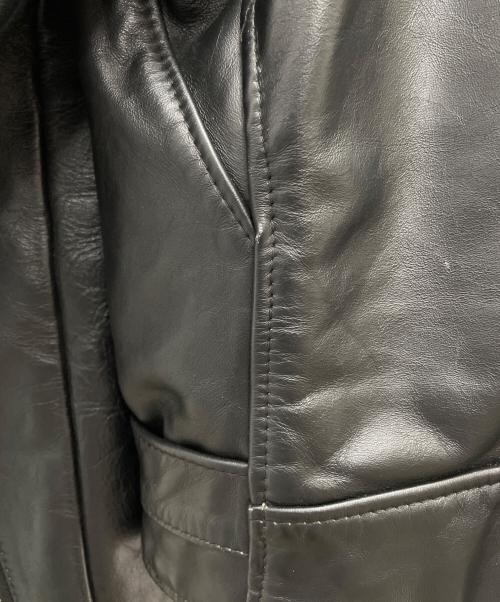 Schott（ショット）Schott (ショット) レザーライダースジャケット ブラック サイズ:40の古着・服飾アイテム
