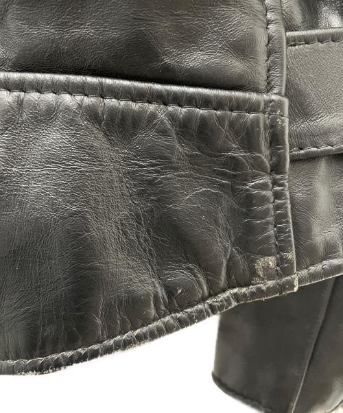 Schott（ショット）Schott (ショット) レザーライダースジャケット ブラック サイズ:40の古着・服飾アイテム