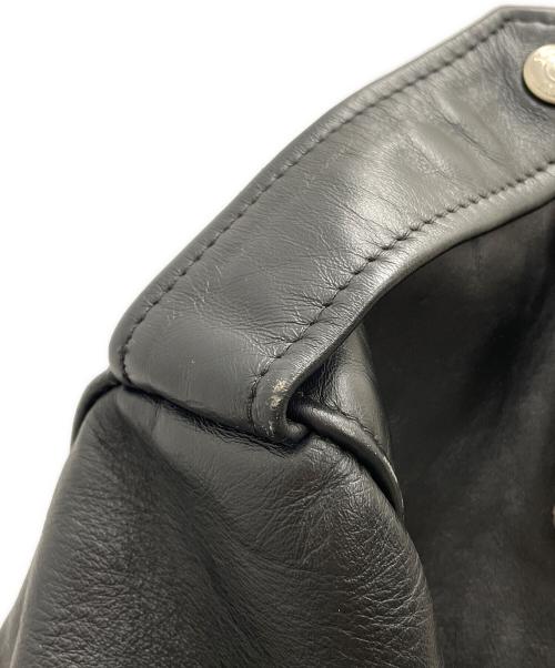 Schott（ショット）Schott (ショット) レザーライダースジャケット ブラック サイズ:40の古着・服飾アイテム