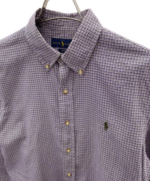 RALPH LAUREN（ラルフローレン）RALPH LAUREN (ラルフローレン) 長袖シャツ パープル サイズ:Mの古着・服飾アイテム