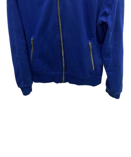 POLO RALPH LAUREN（ポロ・ラルフローレン）POLO RALPH LAUREN (ポロ・ラルフローレン) ジップパーカー ブルー×オレンジ サイズ:Mの古着・服飾アイテム