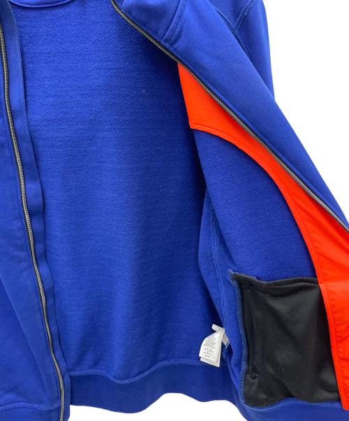 POLO RALPH LAUREN（ポロ・ラルフローレン）POLO RALPH LAUREN (ポロ・ラルフローレン) ジップパーカー ブルー×オレンジ サイズ:Mの古着・服飾アイテム