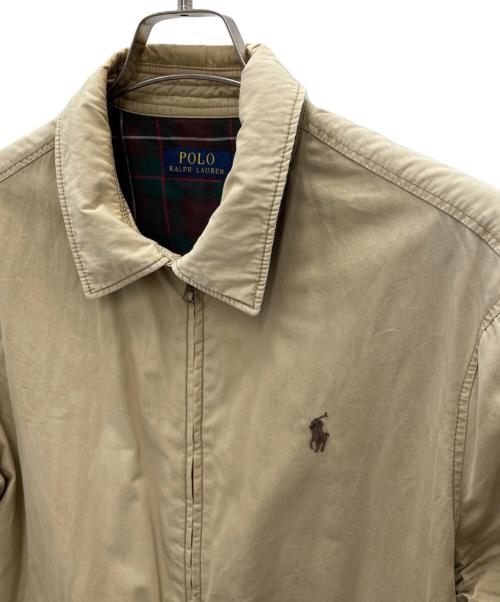 POLO RALPH LAUREN（ポロ・ラルフローレン）POLO RALPH LAUREN (ポロ・ラルフローレン) ブルゾン ベージュ サイズ:Mの古着・服飾アイテム