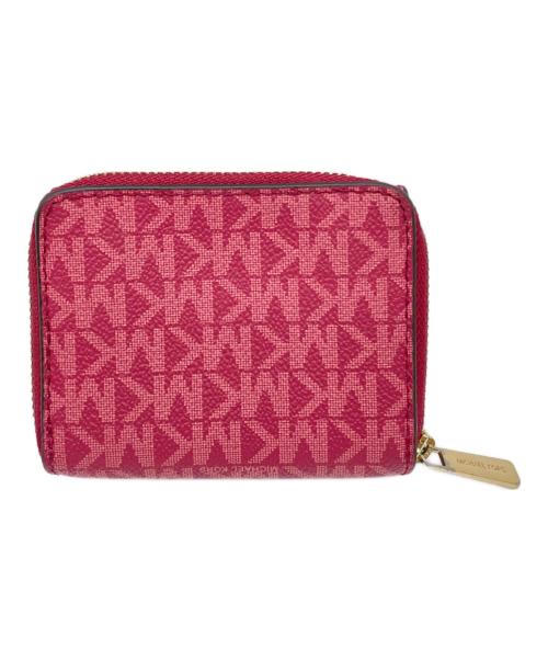 MICHAEL KORS（マイケル・コース）MICHAEL KORS (マイケル・コース) 3つ折り財布 ピンクの古着・服飾アイテム