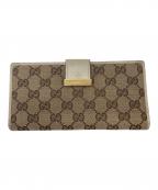 GUCCIグッチ）の古着「長財布」｜ブラウン