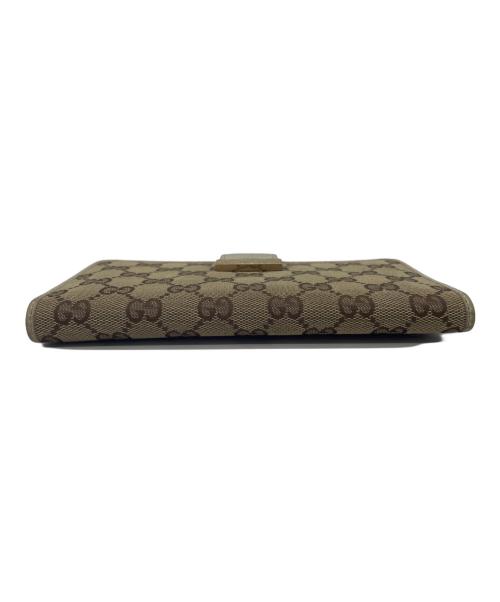 GUCCI（グッチ）GUCCI (グッチ) 長財布 ブラウンの古着・服飾アイテム