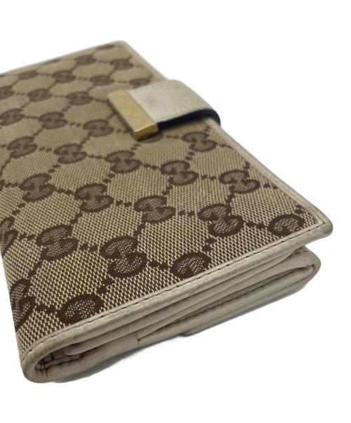 GUCCI（グッチ）GUCCI (グッチ) 長財布 ブラウンの古着・服飾アイテム