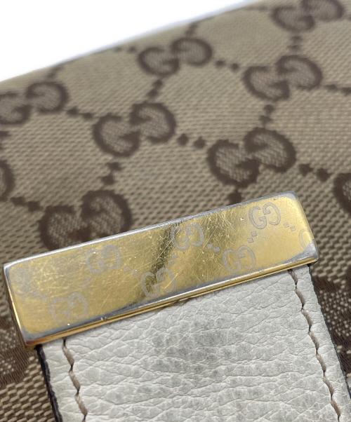 GUCCI（グッチ）GUCCI (グッチ) 長財布 ブラウンの古着・服飾アイテム