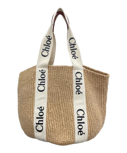 Chloe（クロエ）Chloe (クロエ) Mifuko (ミフコ) ラージバスケットバッグ ブラウンの古着・服飾アイテム