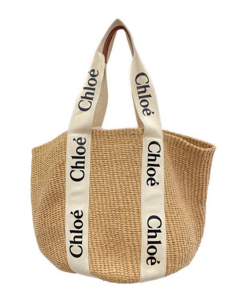 Chloe（クロエ）Chloe (クロエ) Mifuko (ミフコ) ラージバスケットバッグ ブラウンの古着・服飾アイテム