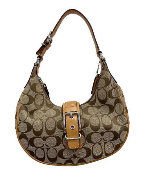 COACH（コーチ）COACH (コーチ) ショルダーバッグ ベージュの古着・服飾アイテム