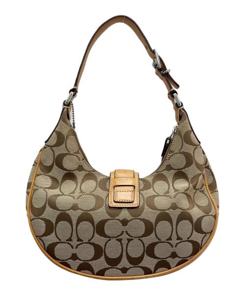COACH（コーチ）COACH (コーチ) ショルダーバッグ ベージュの古着・服飾アイテム