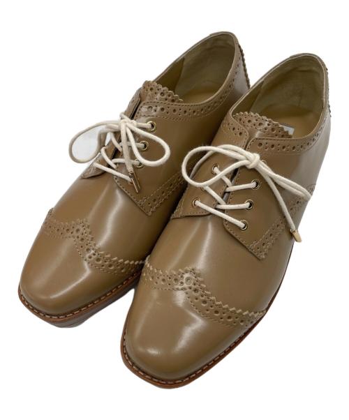 UNITED ARROWS TOKYO（ユナイテッドアローズトウキョウ）UNITED ARROWS TOKYO (ユナイテッドアローズトウキョウ) 厚底ローファー ベージュ サイズ:22.5cmの古着・服飾アイテム